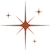 Brown star illustration